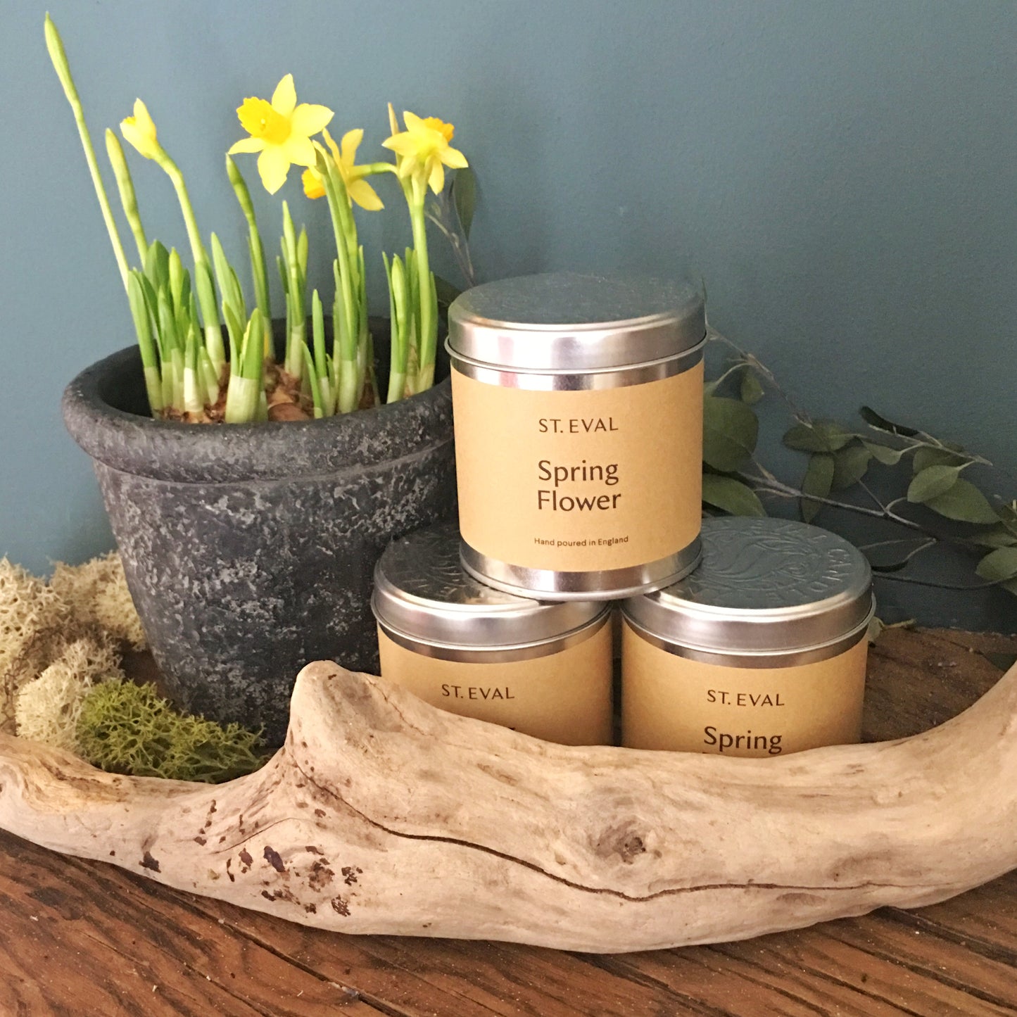 Spring Flower Scented Tin Candle