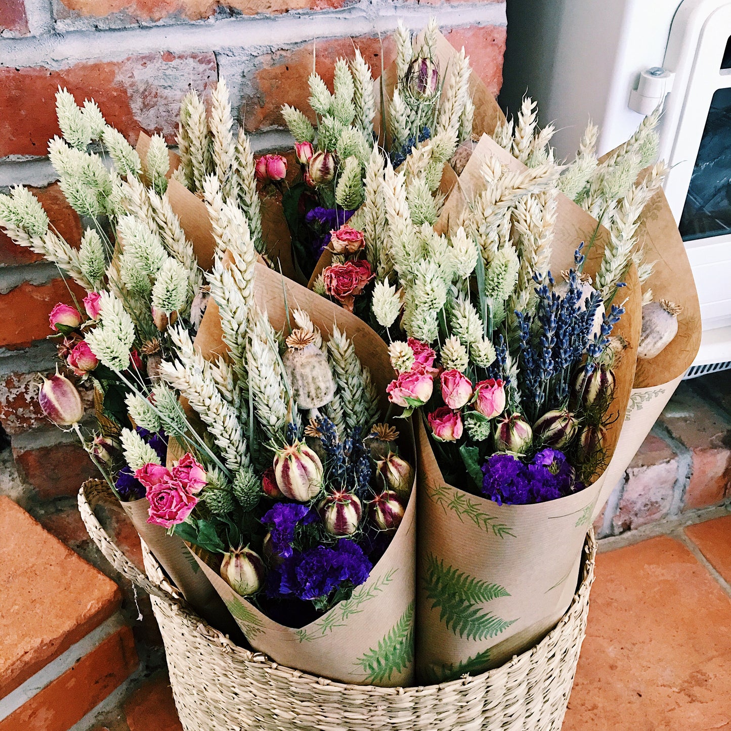 Mixed Dried Wildflower Bouquet