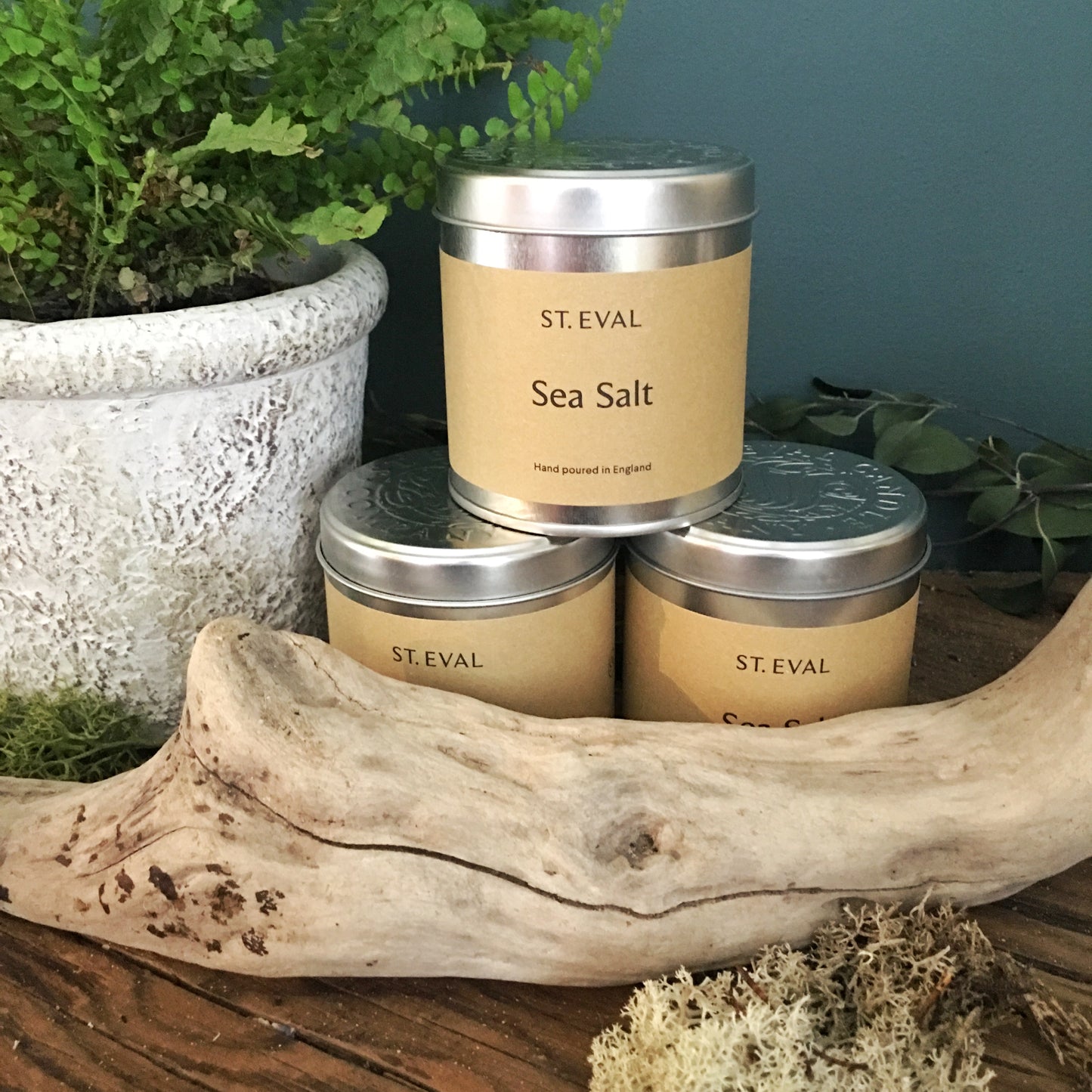 Sea Salt Scented Tin Candle