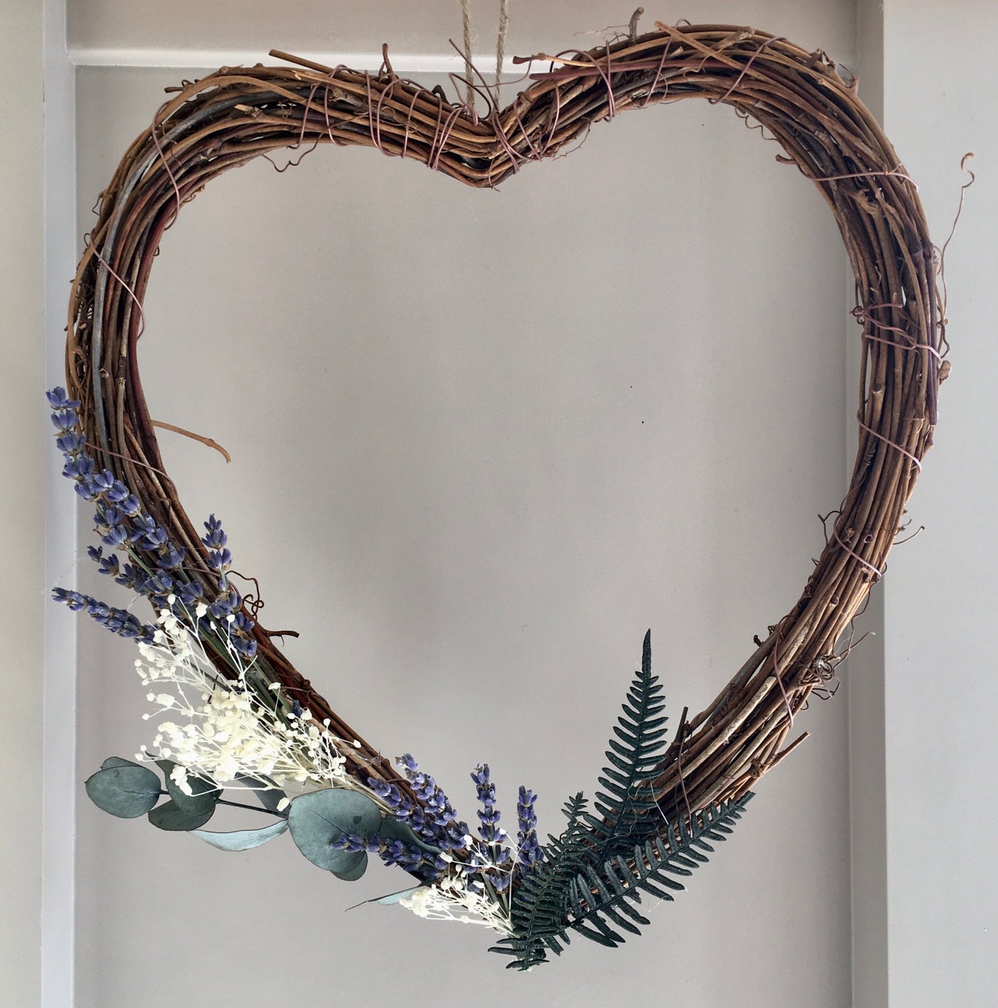 Lavender Cottage Twig Heart