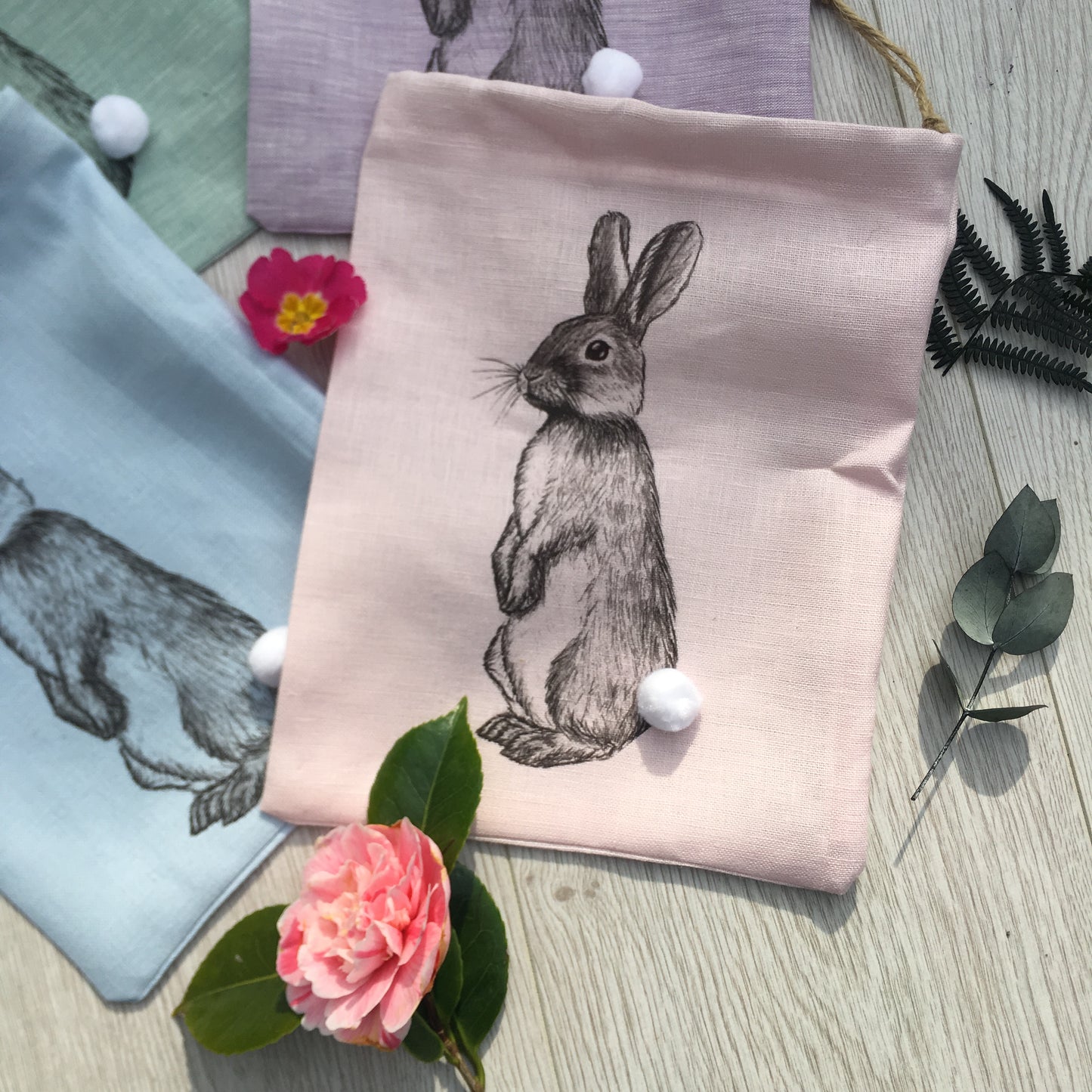 Easter Bunny Rabbit Personalised Bag