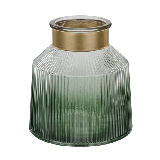 Verde Gold Trim Candle/Plant Holder