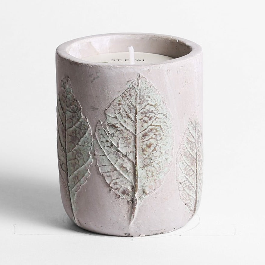 Geranium - Leaf Print Candle