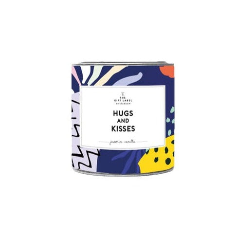 Hugs & Kisses - Small Candle Tin