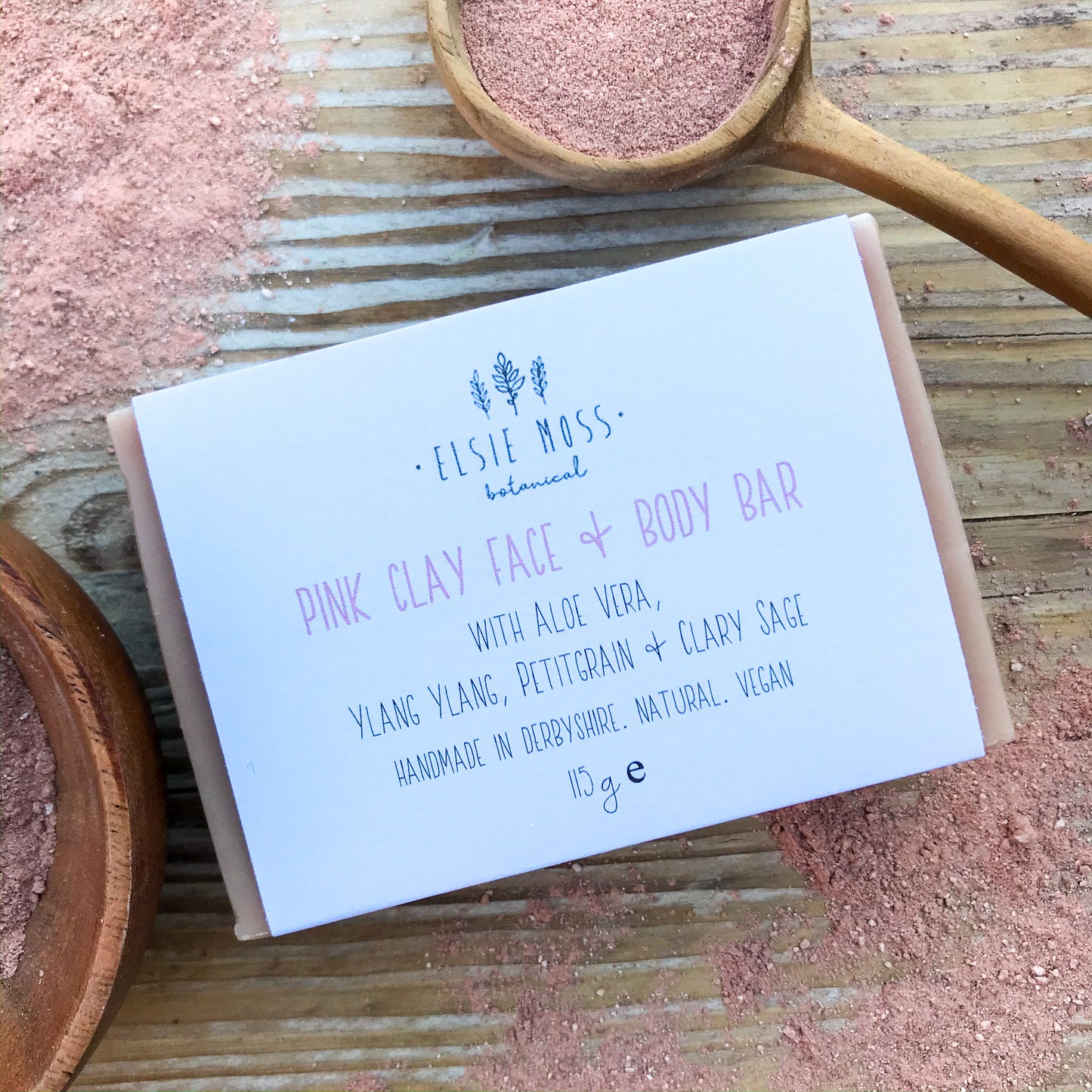 Pink Clay Face & Body Bar