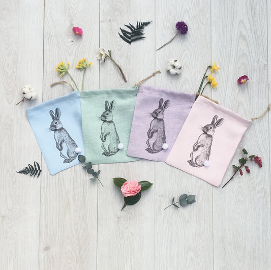 Easter Bunny Rabbit Personalised Bag