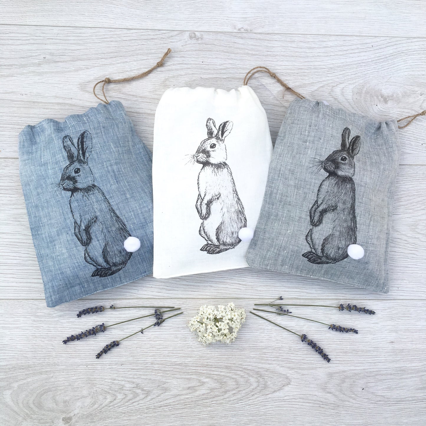 Easter Bunny Rabbit Personalised Bag