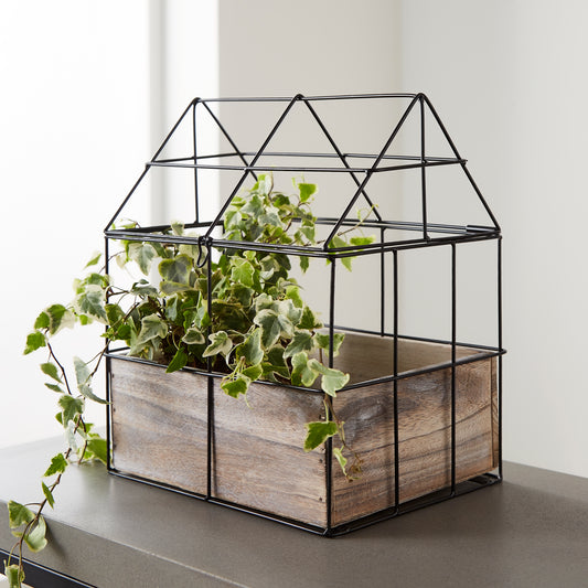 Rustic Greenhouse Planter