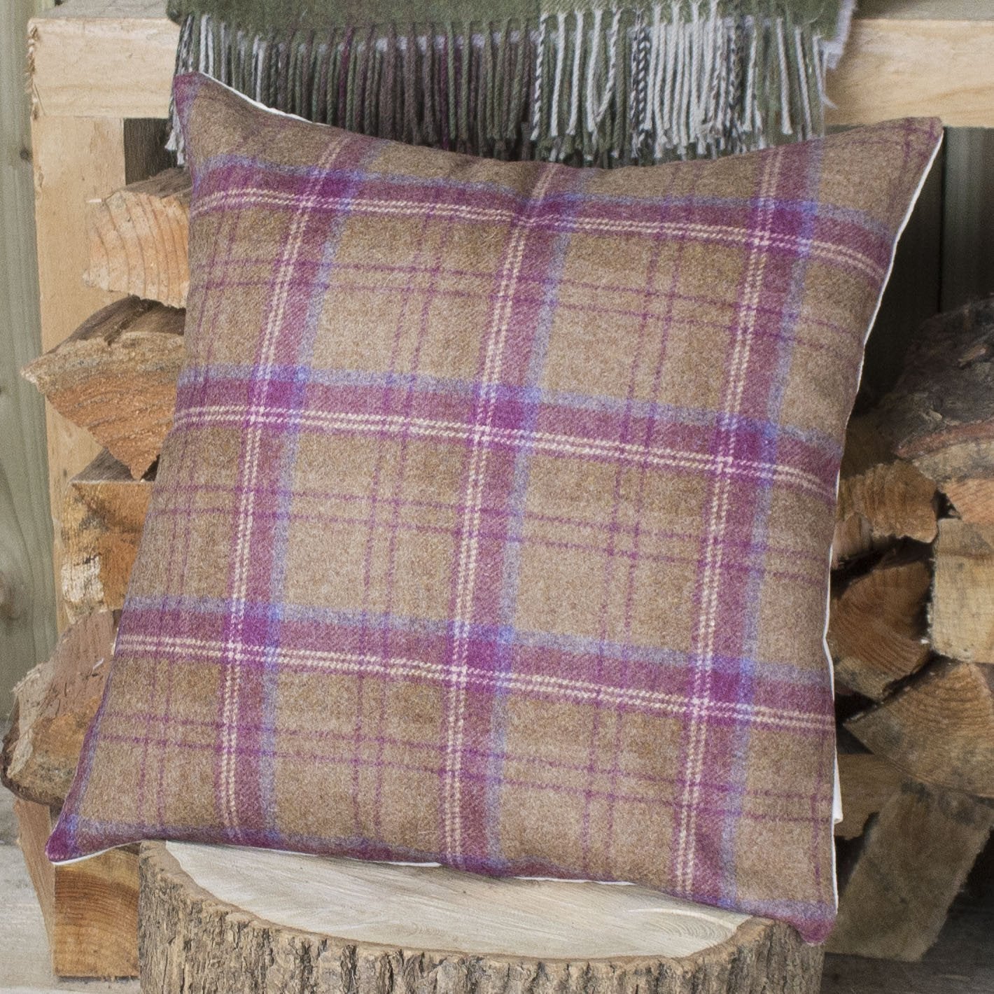 Winter Tweed Cushion