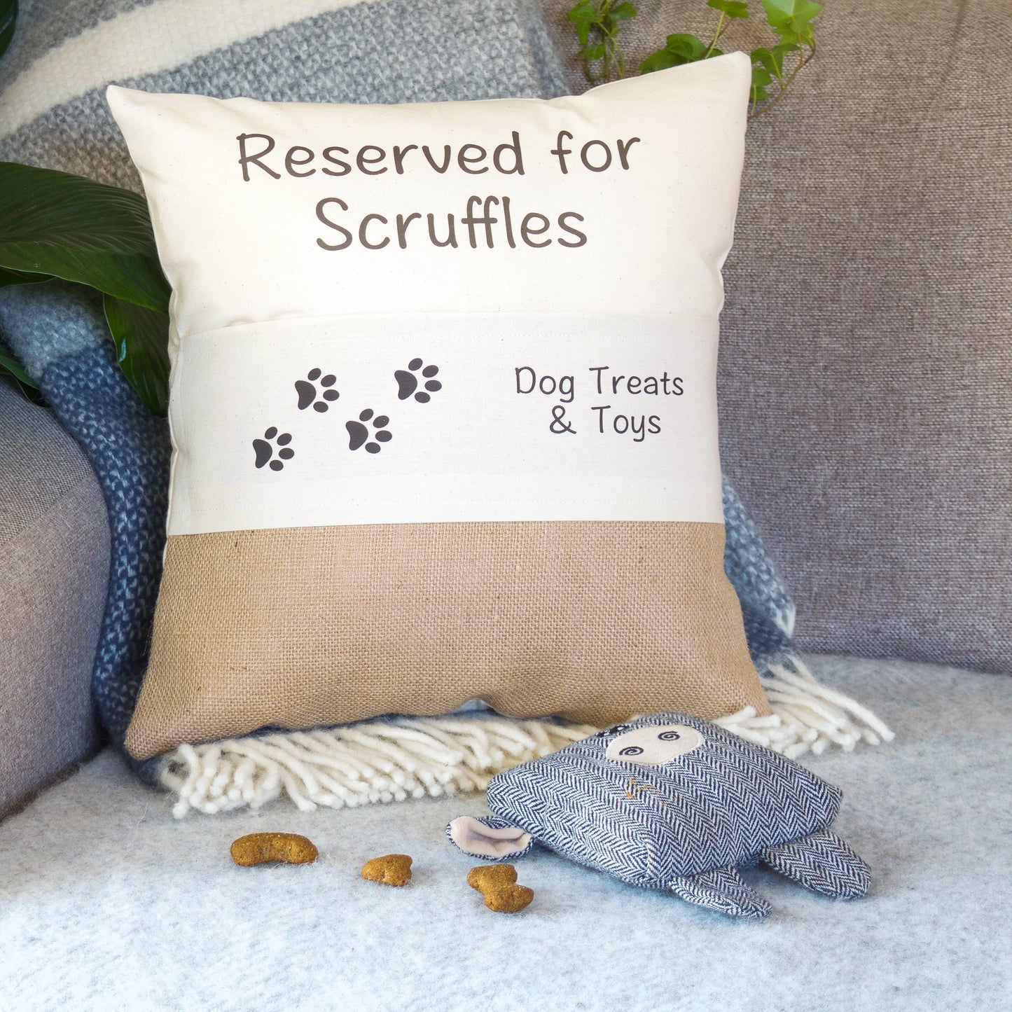 Personalised Pet Pocket Cushion