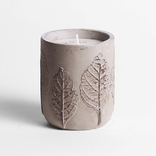 Tabac Leaf Print Candle