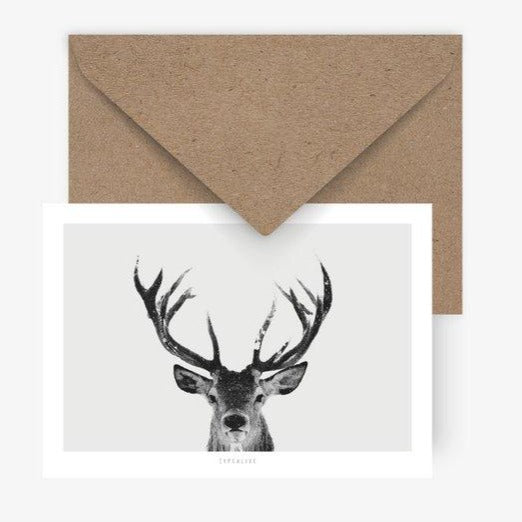 Winter Stag Card