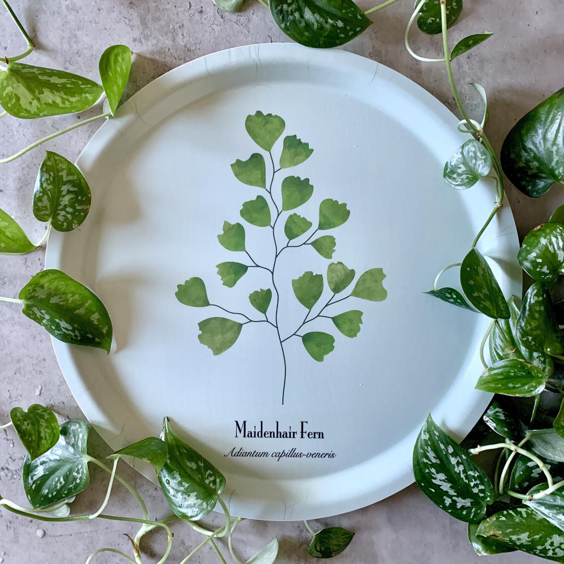 Maidenhair Fern Serving Tray