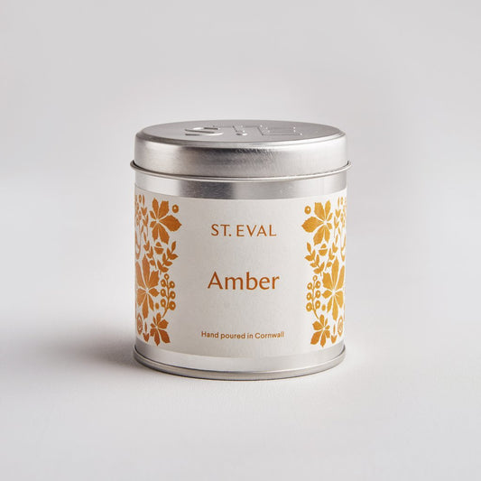 Amber Scented Tin Candle