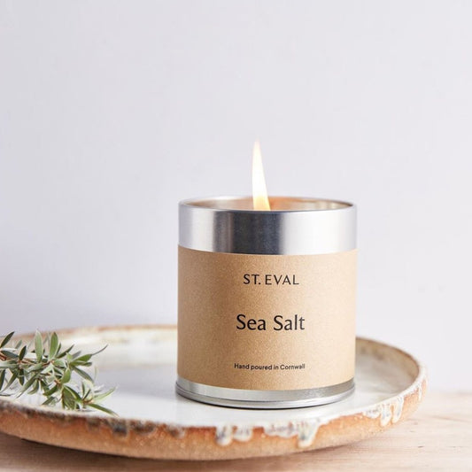 Sea Salt Scented Tin Candle