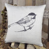 ' Coal Tit ' Linen Cushion