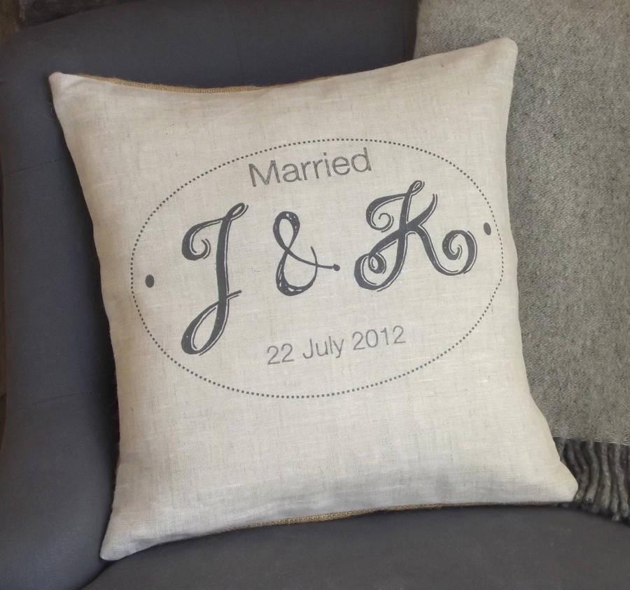 ' Anniversary Gift and Wedding ' Cushion