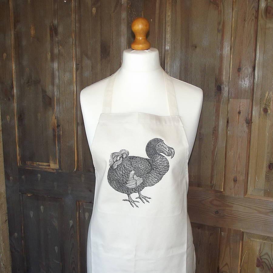 ' Quirky Dodo ' 100% Irish Linen Apron