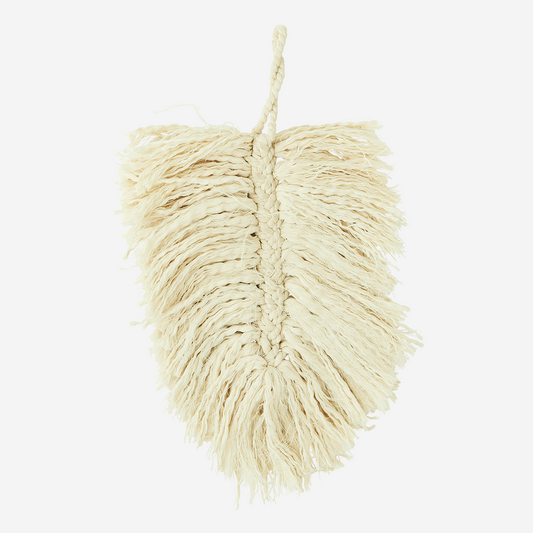 Macrame Hanging Cotton Leaf